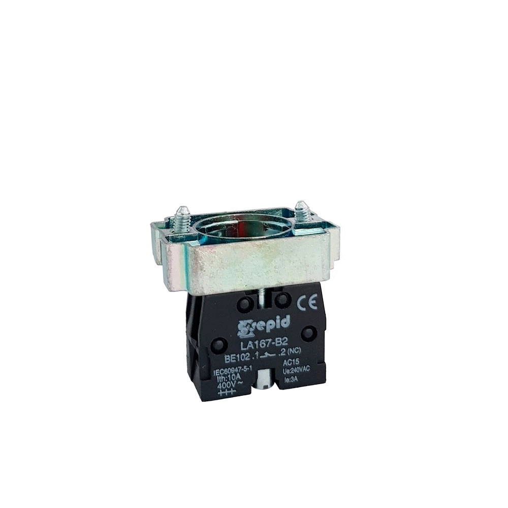 شاسی قارچی ساده XB2 مدل XB2-BC42 سپیدالکتریک (قرمز) شاسی قارچی ساده XB2 مدل XB2-BC42