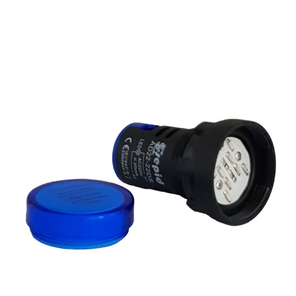 چراغ سیگنال 220 ولت 8 LED سپیدالکتریک